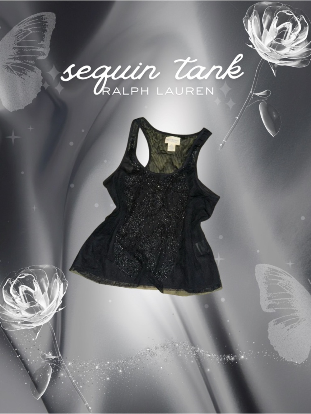 RALPH LAUREN MESH SEQUIN DREAM 🖤